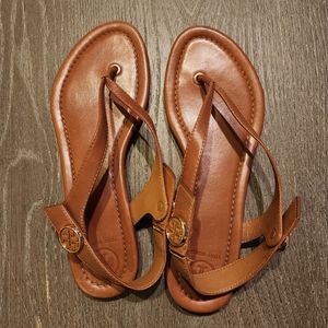 Tory Burch Minnie leather travel sandals 7.5